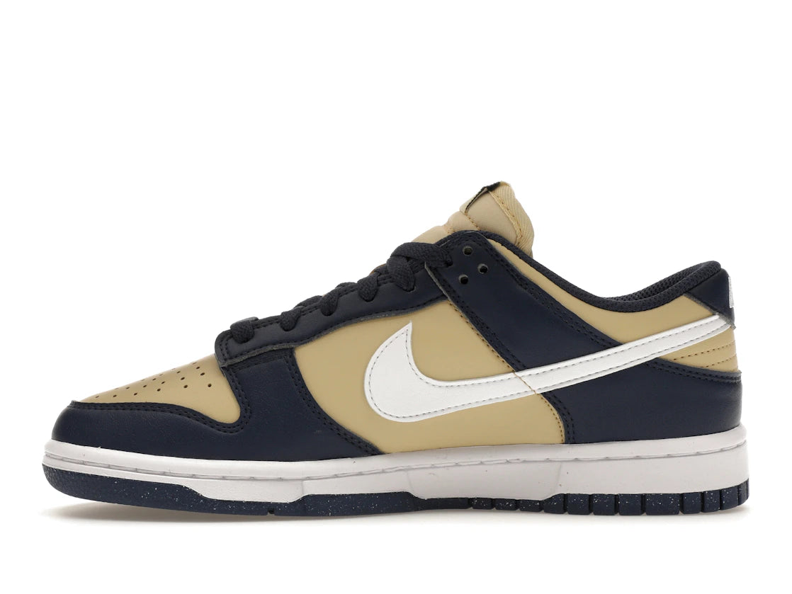 264950 Nike Dunk Low Next Nature Midnight Navy Gold (Women's)