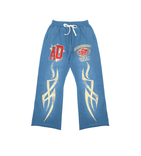 Awoken Dreams Unc Blue Varsity Sweatpants