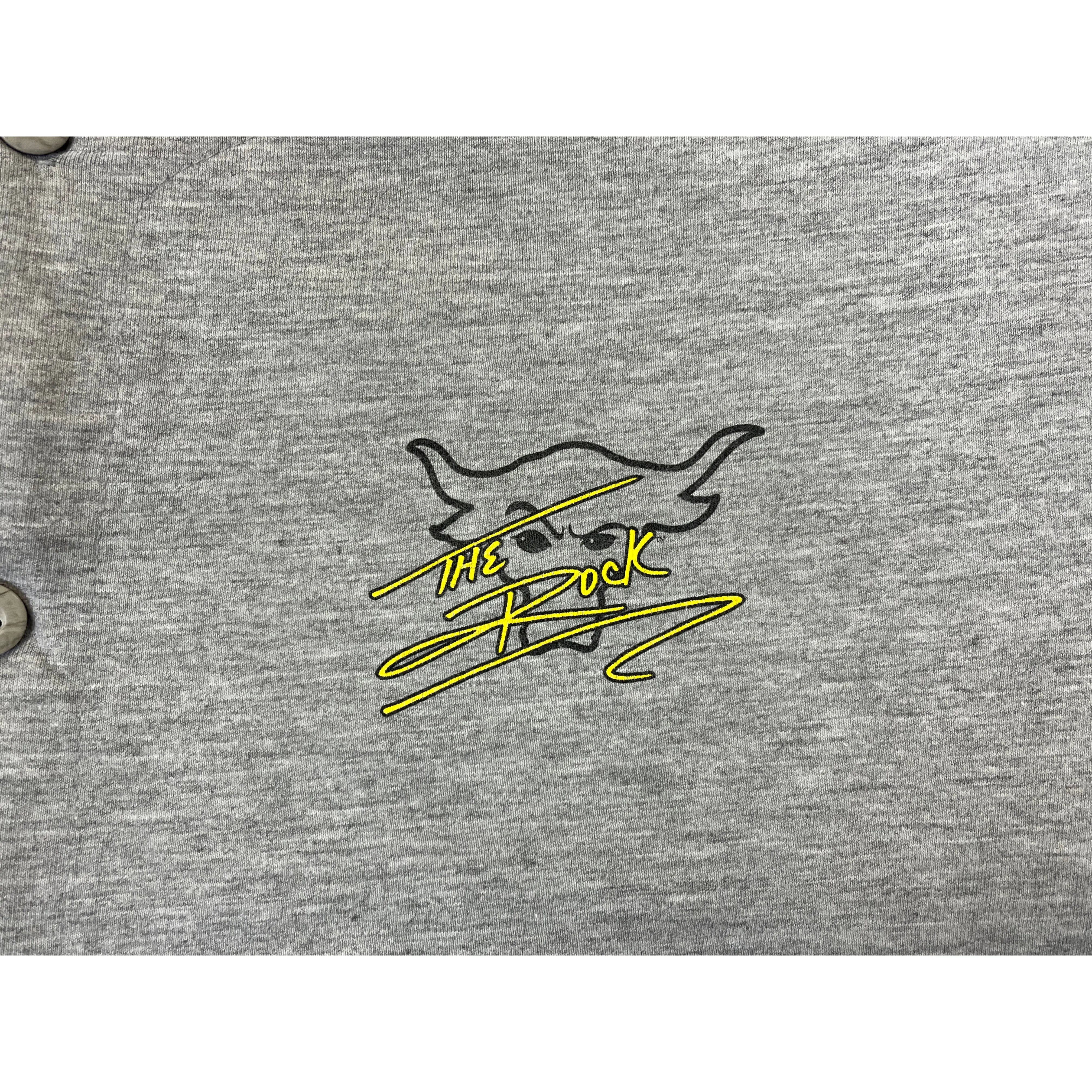 271336 (2000) The Rock WWF 'Layin' the Smack Down' Cotton Baseball Jersey