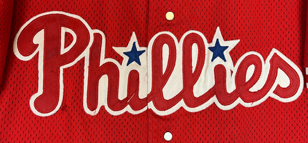 (90s) Lenny Dykstra Philadelphia Phillies Mesh Snap Jersey