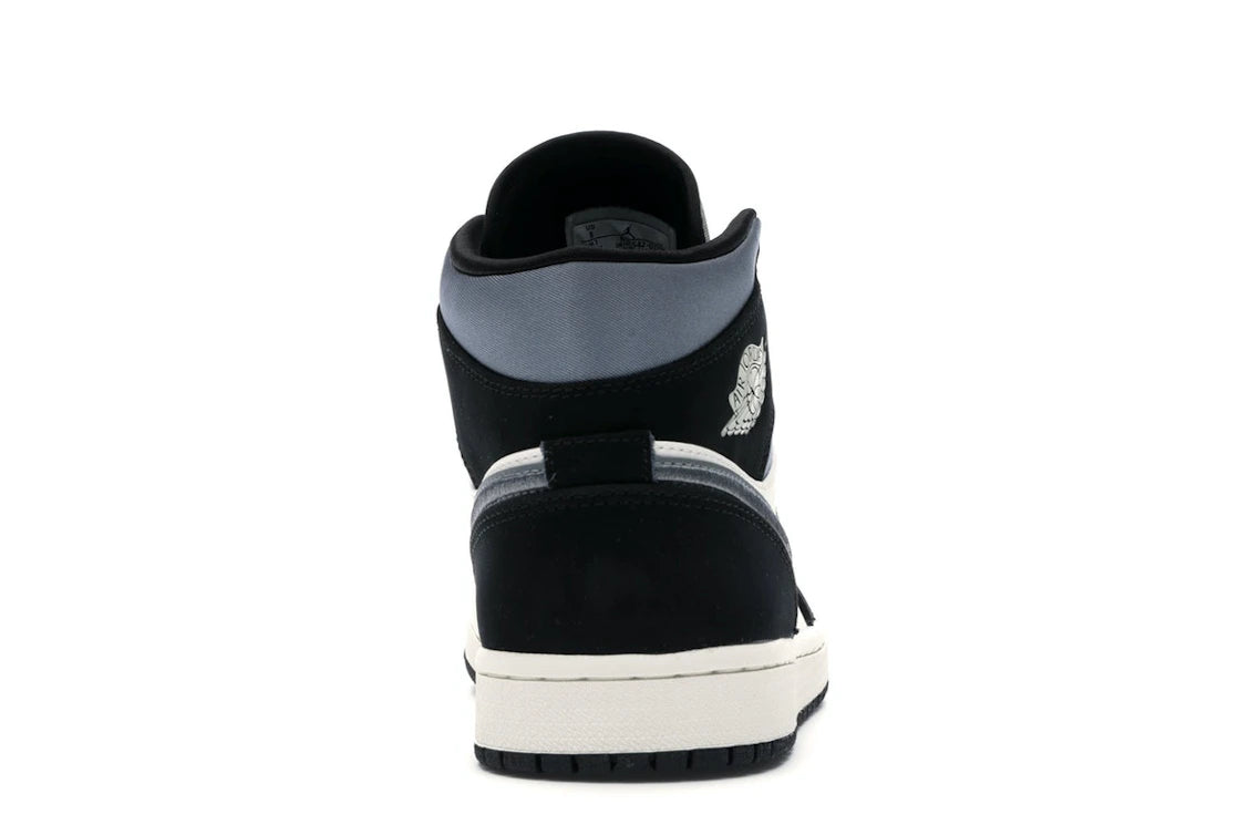824749 Jordan 1 Mid Satin Grey Toe
