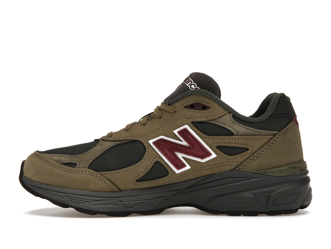 720589 New Balance 990v3 MiUSA Teddy Santis Green Purple