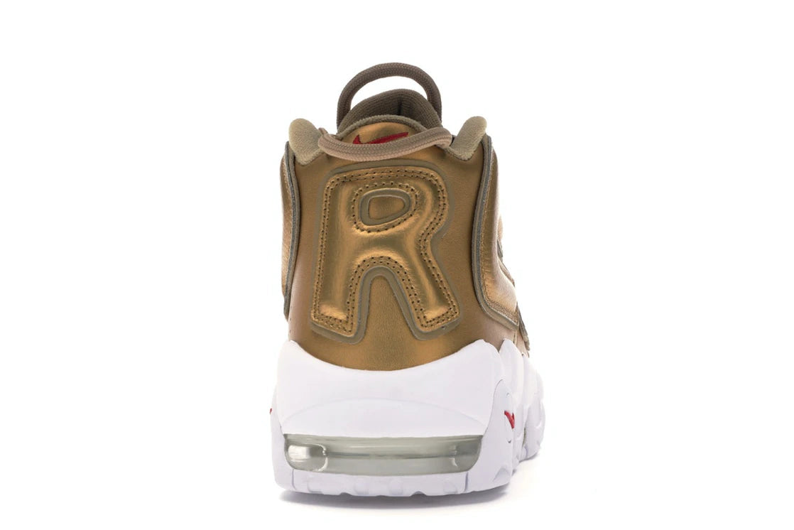 SP6824 Nike Air More Uptempo Supreme Suptempo Gold