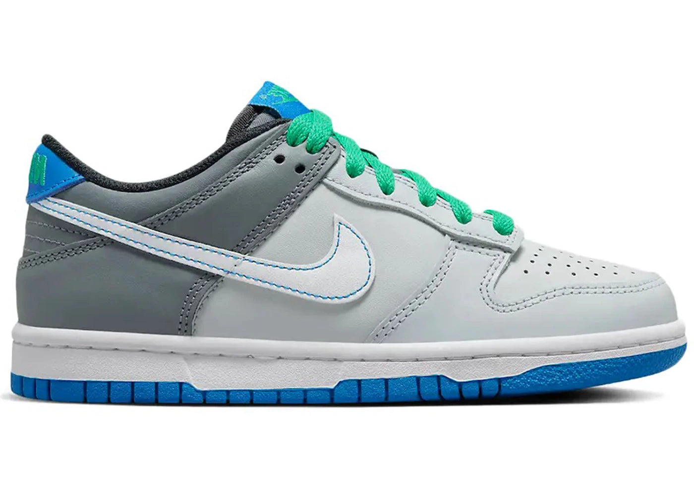 438657 Nike Dunk Low Pure Platinum Photo Blue (GS)