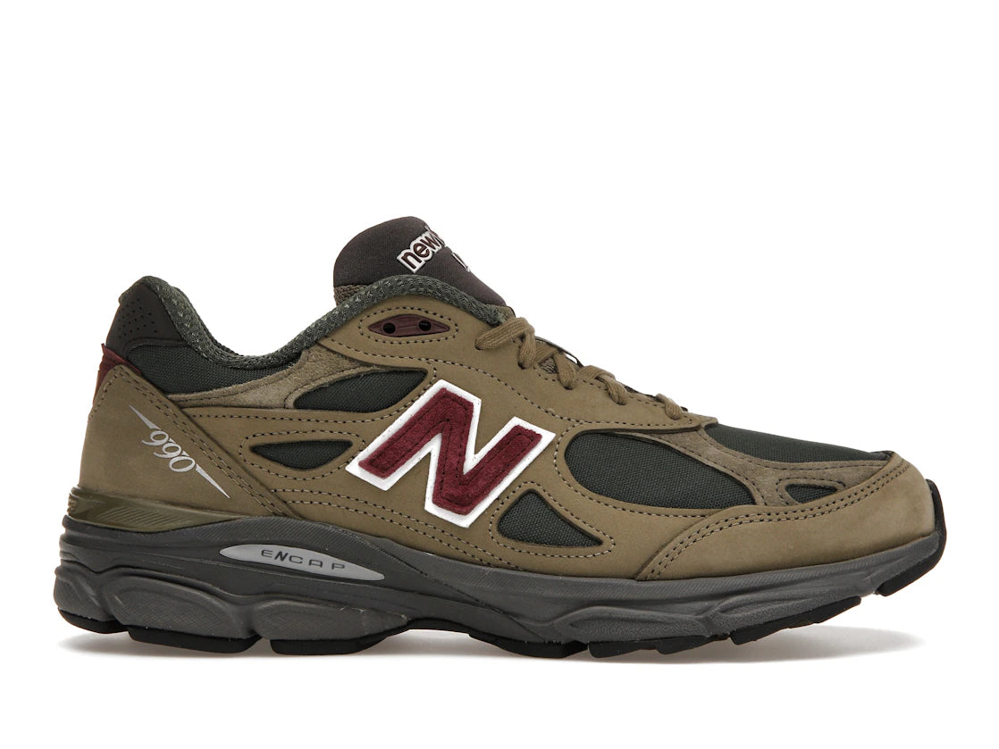 720589 New Balance 990v3 MiUSA Teddy Santis Green Purple