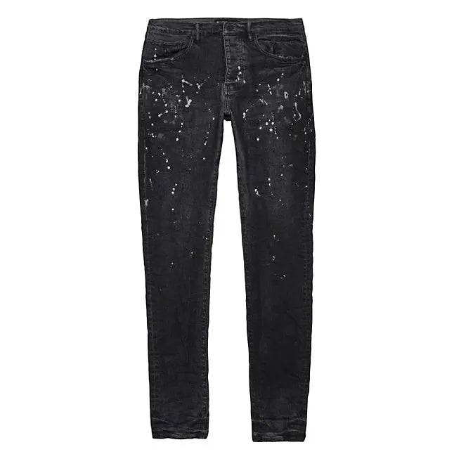 275323 Purple Brand Waxed Indigo Jeans