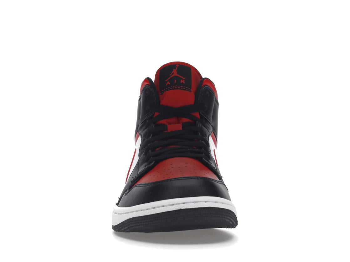 718389 Air Jordan 1 Mid 'Bred Toe'