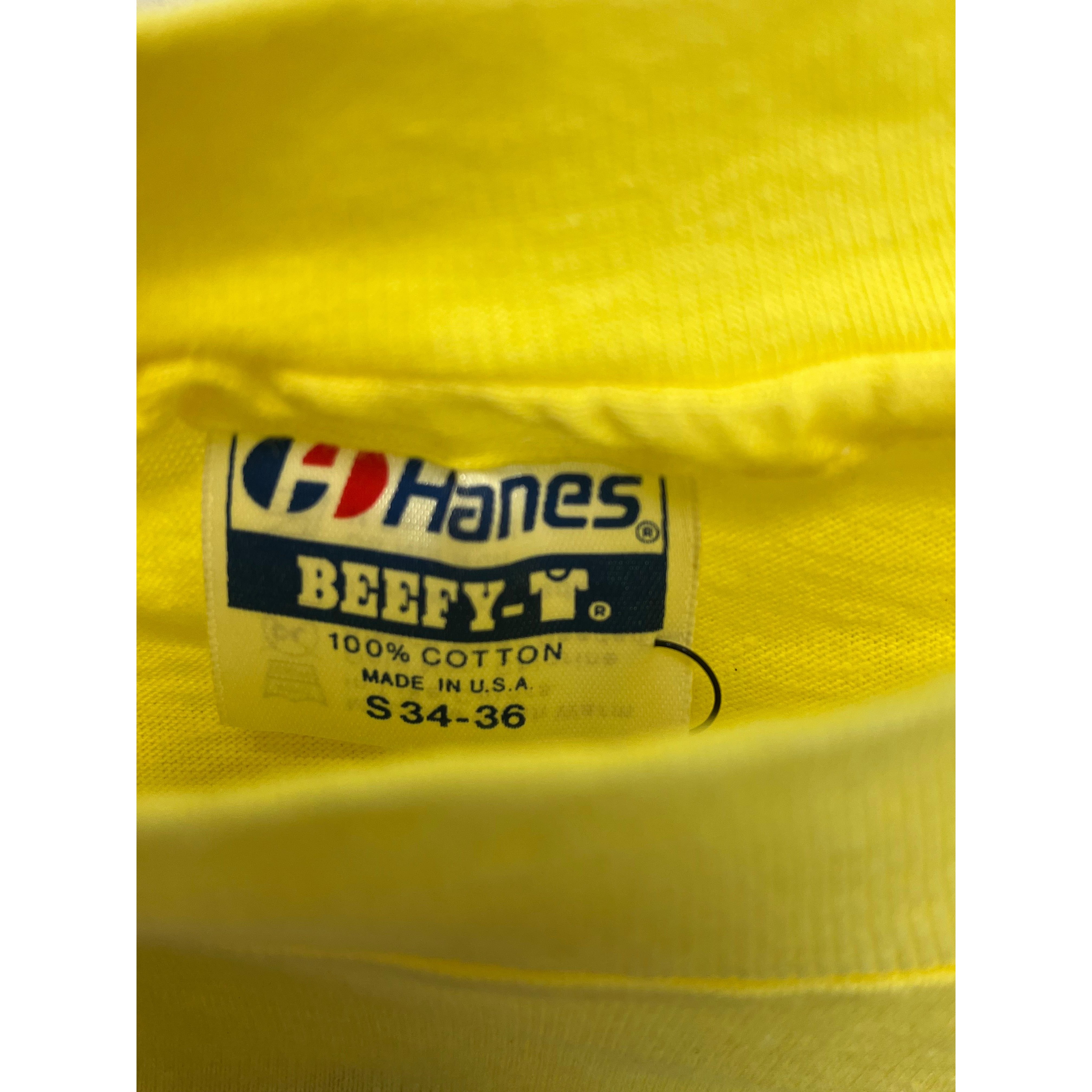 268897 (1986) Dirt Track Racing The Most Fun.. With Your Pants On Yellow T-Shirt s