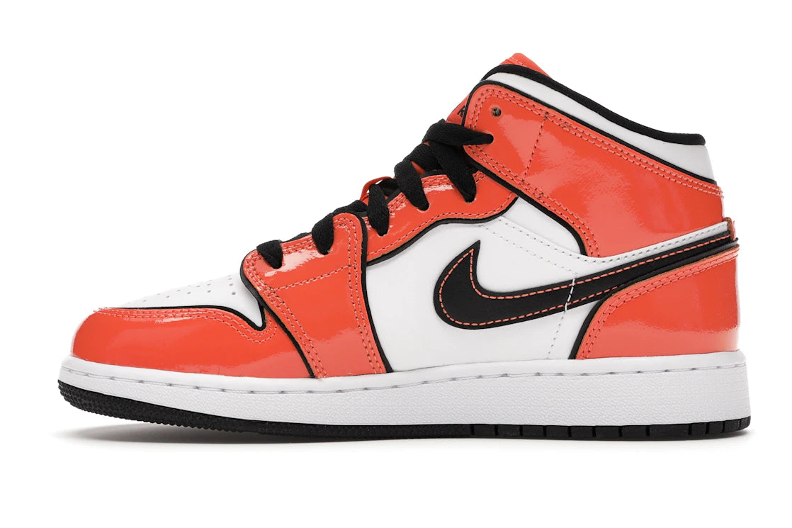 339791 Air Jordan 1 Mid SE GS 'Turf Orange'