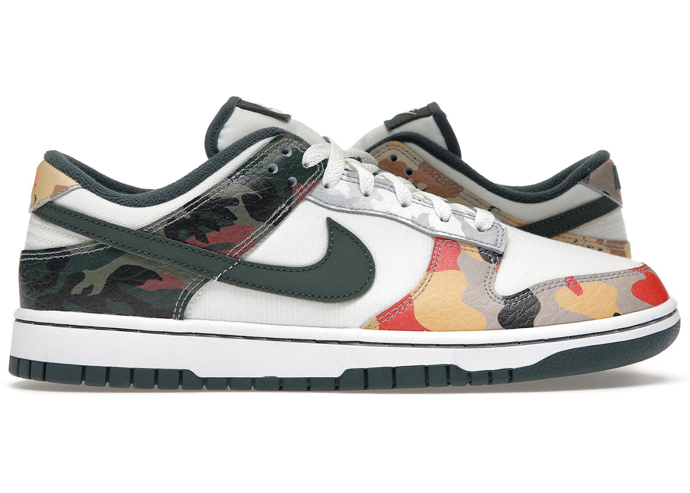 633814 Nike Dunk Low SE Sail Multi-Camo