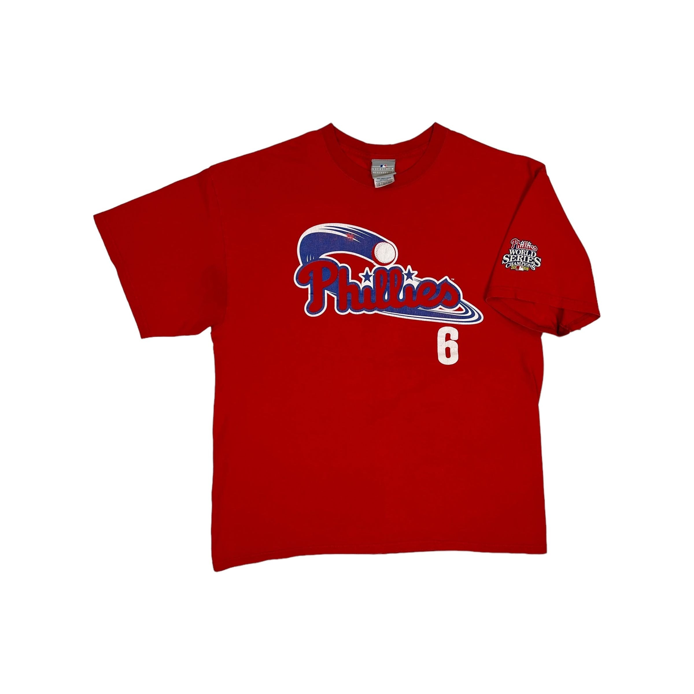 259923 (2008) Ryan Howard Phillies World Series T-Shirt Jersey