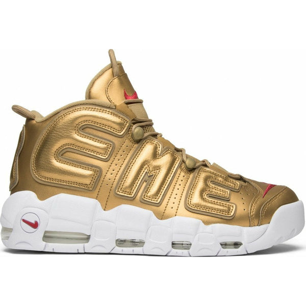 Supreme x Air More Uptempo 'Metallic Gold'