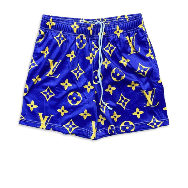 Bravest Studios Louis Vuitton Shorts Blue/Yellow