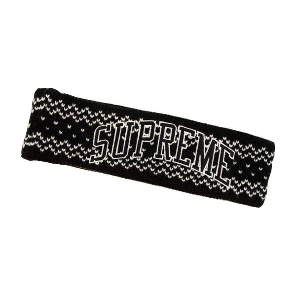 Supreme New Era Arc Logo Headband (FW17) Black