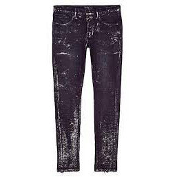Purple Brand Skinny Jeans "Black Wash Silver Oil Coated"
