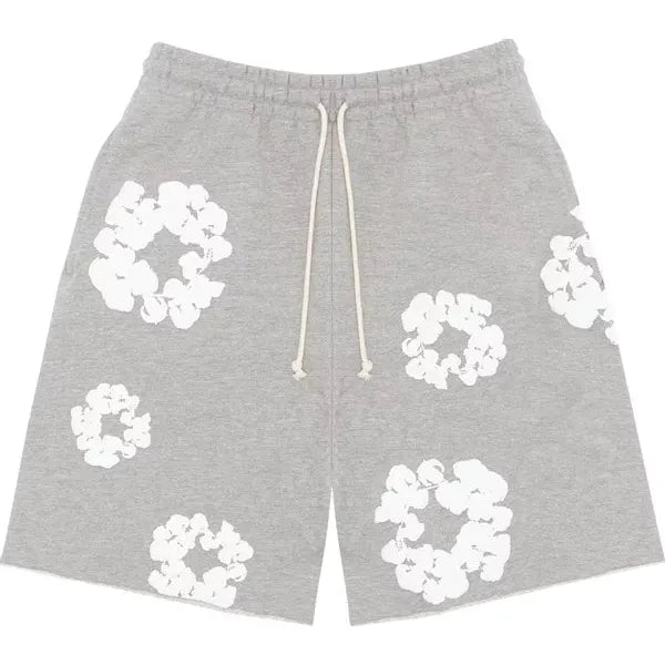 Denim Tears The Cotton Wreath Shorts 'Grey'