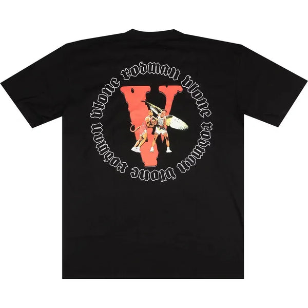 Vlone x Rodman Angel Vs. Demon T-Shirt 'Black'