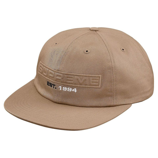 Supreme Embossed Logo 6-Panel Tan