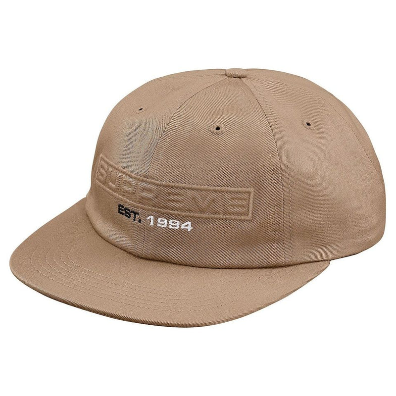 Supreme Embossed Logo 6-Panel Tan