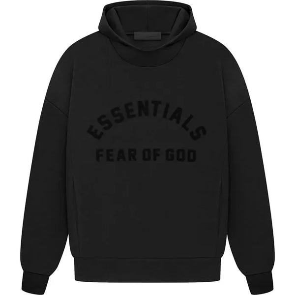 Fear of God Essentials Hoodie 'Jet Black' SS23