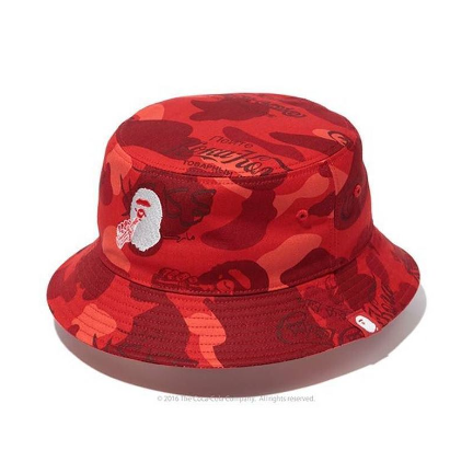 BAPE x Coca-Cola Bucket Hat 'Red'