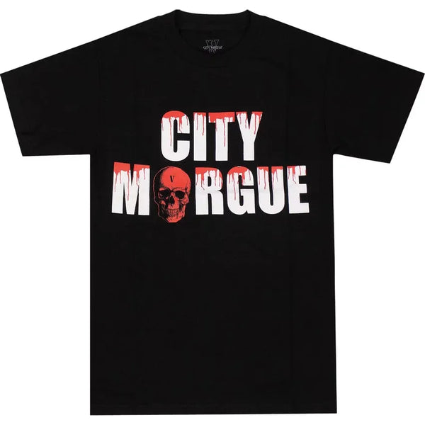 Vlone x City Morgue Drip Short-Sleeve T-Shirt 'Black'