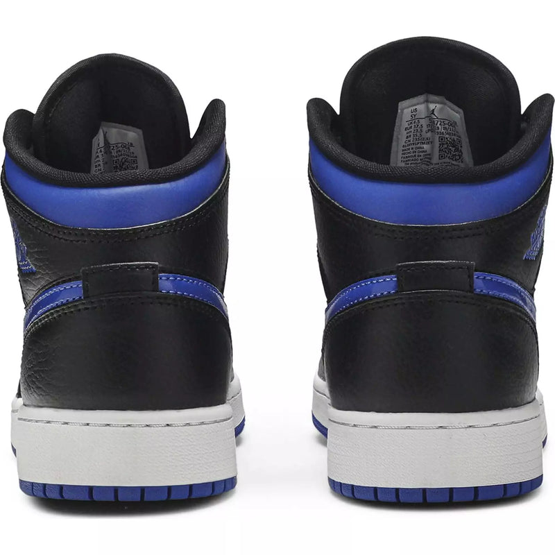 Air Jordan 1 Mid GS 'Black Hyper Royal'