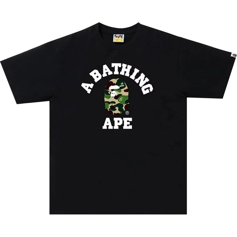 BAPE ABC Camo College Tee 'Black/Green