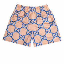 Bravest Studios Gucci Shorts Beige/Blue