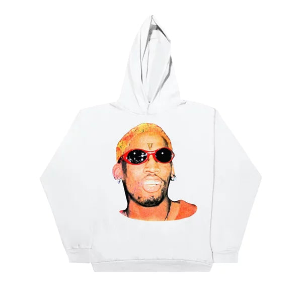 Vlone x Rodman Airbrush Hoodie 'White'