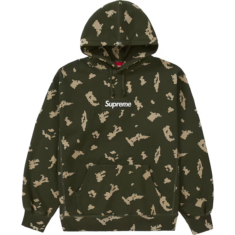 Supreme Box Logo Hooded Sweatshirt (FW21) 'Olive Russian Camo'