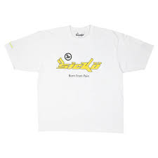 Sicko Born From Pain T-Shirt White/Yellow