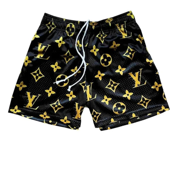 Bravest Studios Shorts Black Yellow LV