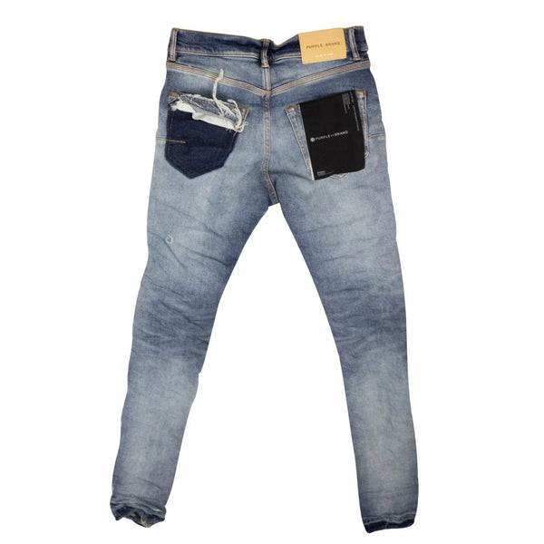 Purple Brand Four-Pocket Indigo Jeans