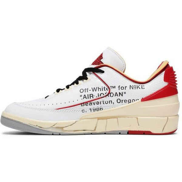 Off-White x Air Jordan 2 Retro Low SP 'White Varsity Red'