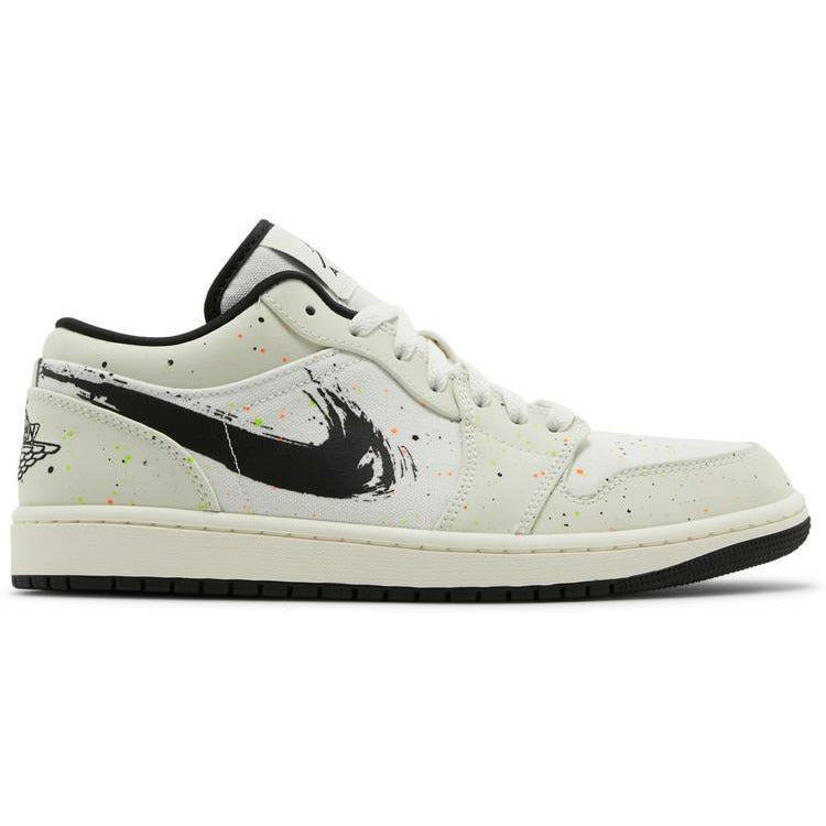 Air Jordan 1 Low 'Brushstroke Swoosh - Paint Splatter'