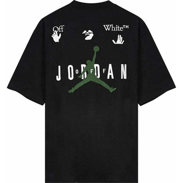 Air Jordan x Off-White MJ T-Shirt 'Black/White/Forest Green'