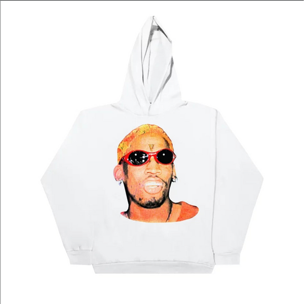 Vlone x Rodman Airbrush Hoody 'White'