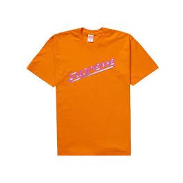 Supreme Banner Tee Orange