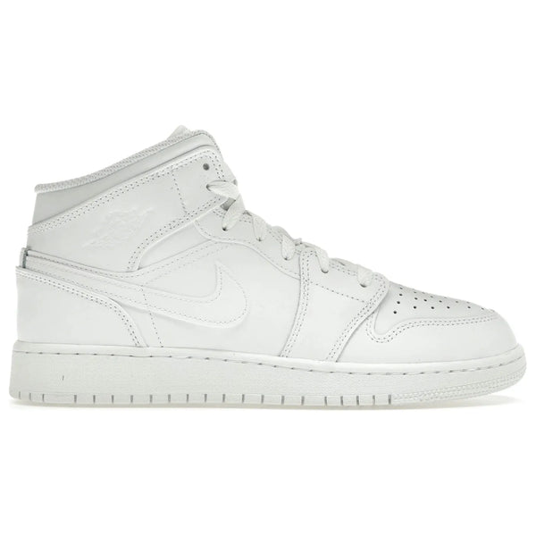 Jordan 1 Mid Triple White (2023) (GS)