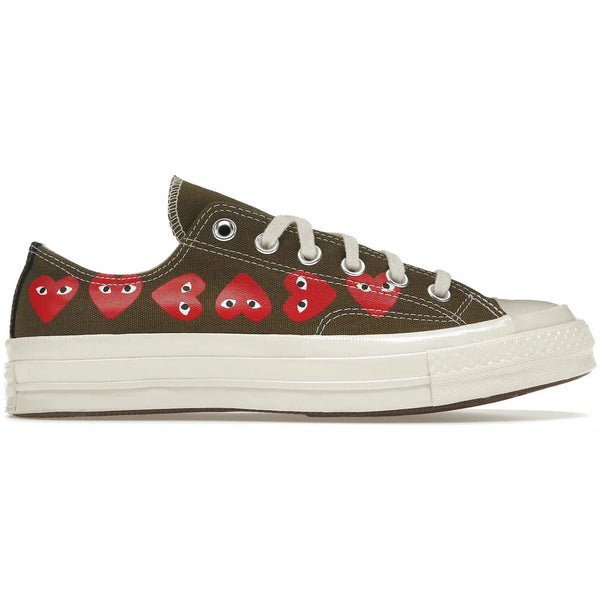 Converse Chuck Taylor All-Star 70 Ox Comme des Garcons Multi Heart Green