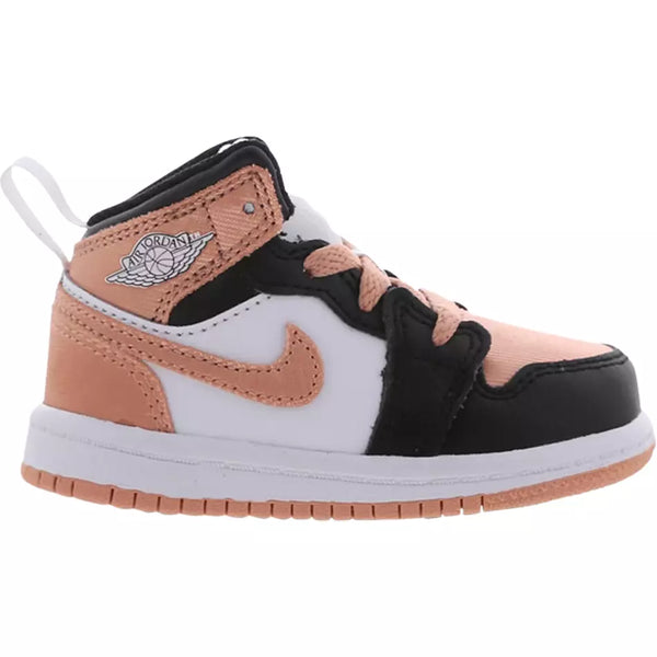 Air Jordan 1 Mid TD 'White Light Madder Root'