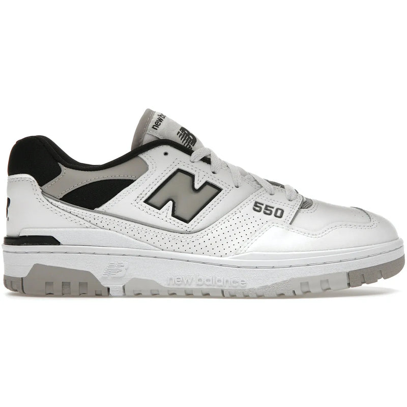 New Balance 550 White Concrete Black | Soleply