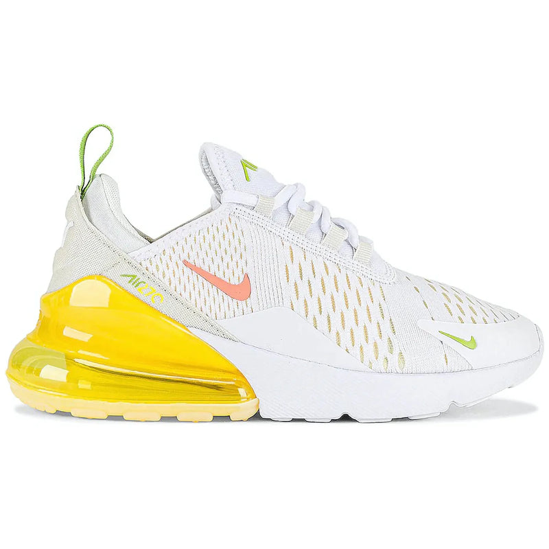 Nike Air Max 270 White Yellow Strike (Women's)