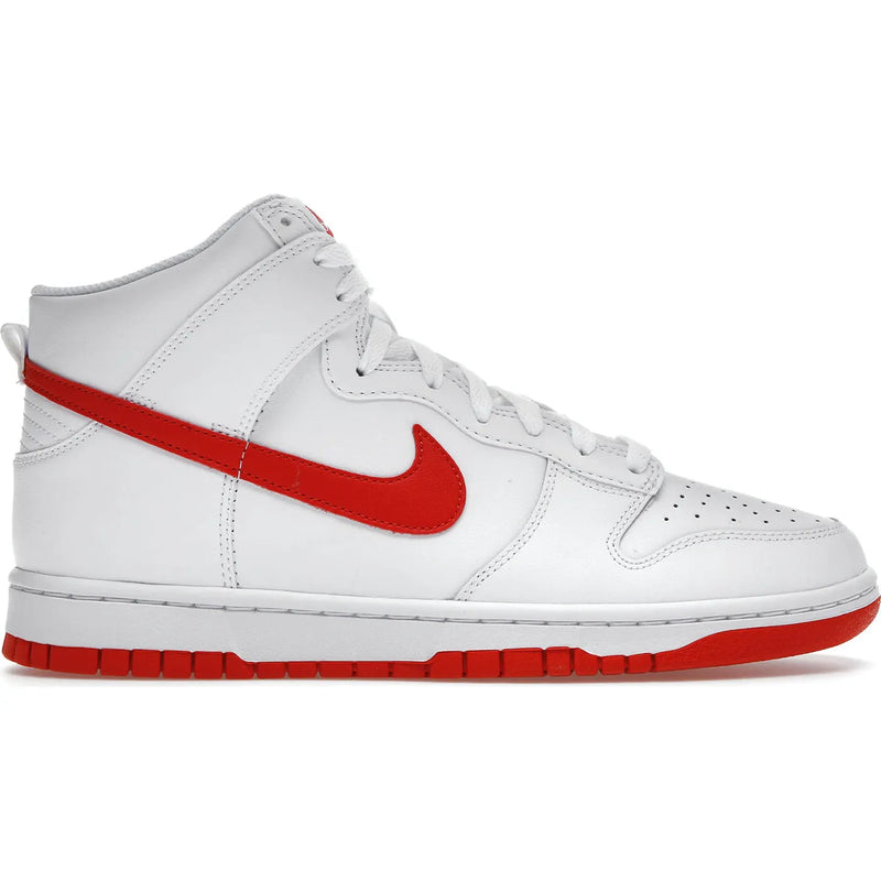 Nike Dunk High White Picante Red