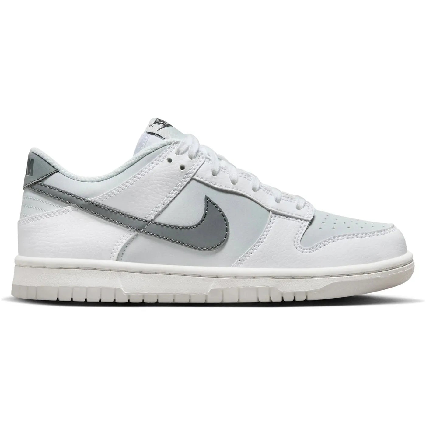 Nike Dunk Low Reflective Swoosh White (GS) | Soleply