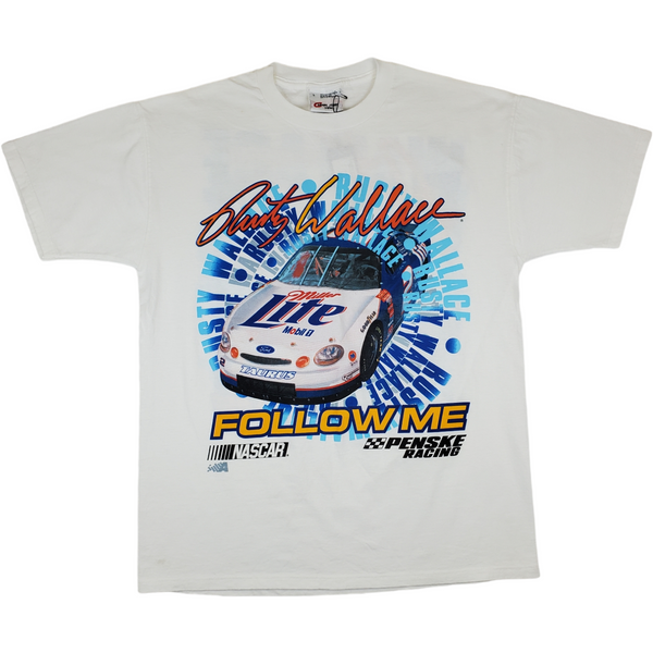 (90s) Miller Lite Rusty Wallace Nascar Racing T-Shirt
