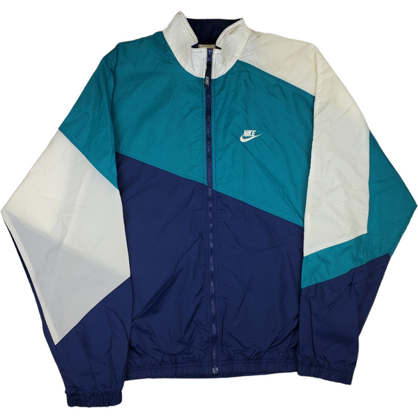 (80s) Nike Aqua Colorblock Windbreaker