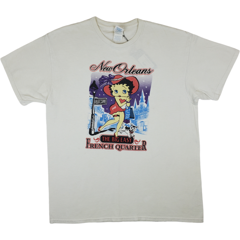 (00s) Betty Boop New Orleans Cartoon T-Shirt