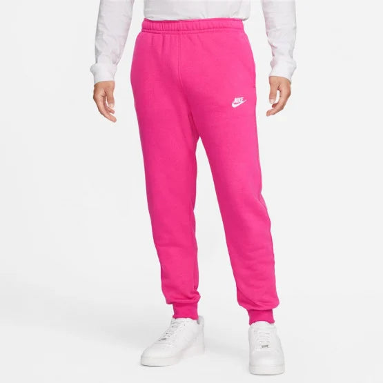 Nike Men's Sportswear Club Fleece Joggers Pink